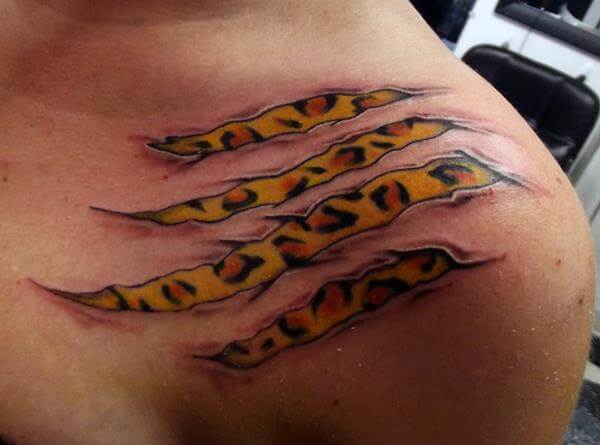 12+ Scratch Mark Tattoos - Tiger Tattoo Designs - PetPress